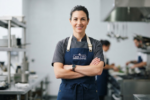 Chef with apron